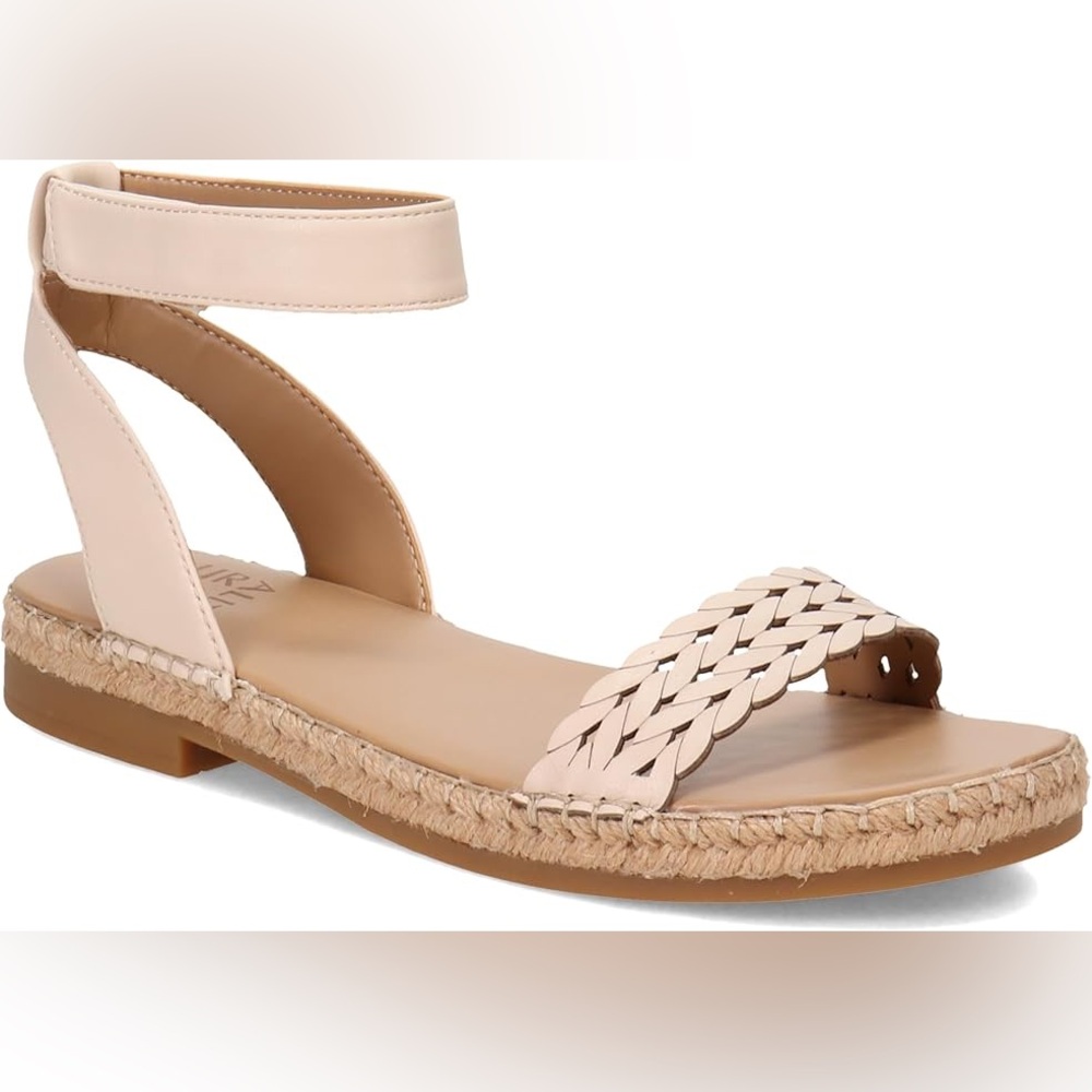 New Naturalizer Gionni Faux Leather Slingback Ankle Strap Sandal sz 9